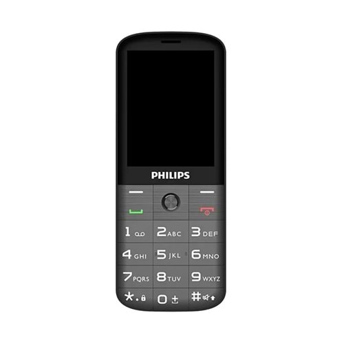 Philips Xenium E227 Kameralı Çift Sim Kart Tuşlu Cep Telefonu Siyah