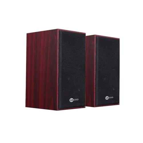 Lecoo Ds105 Klasik Kırmızı Ahşap Hoparlör