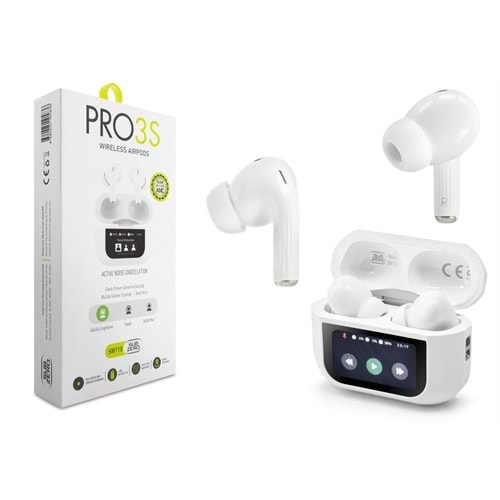 Subzero PRO3S SW110 ANC Dijital Ekranlı Bluetooth Kulaklık