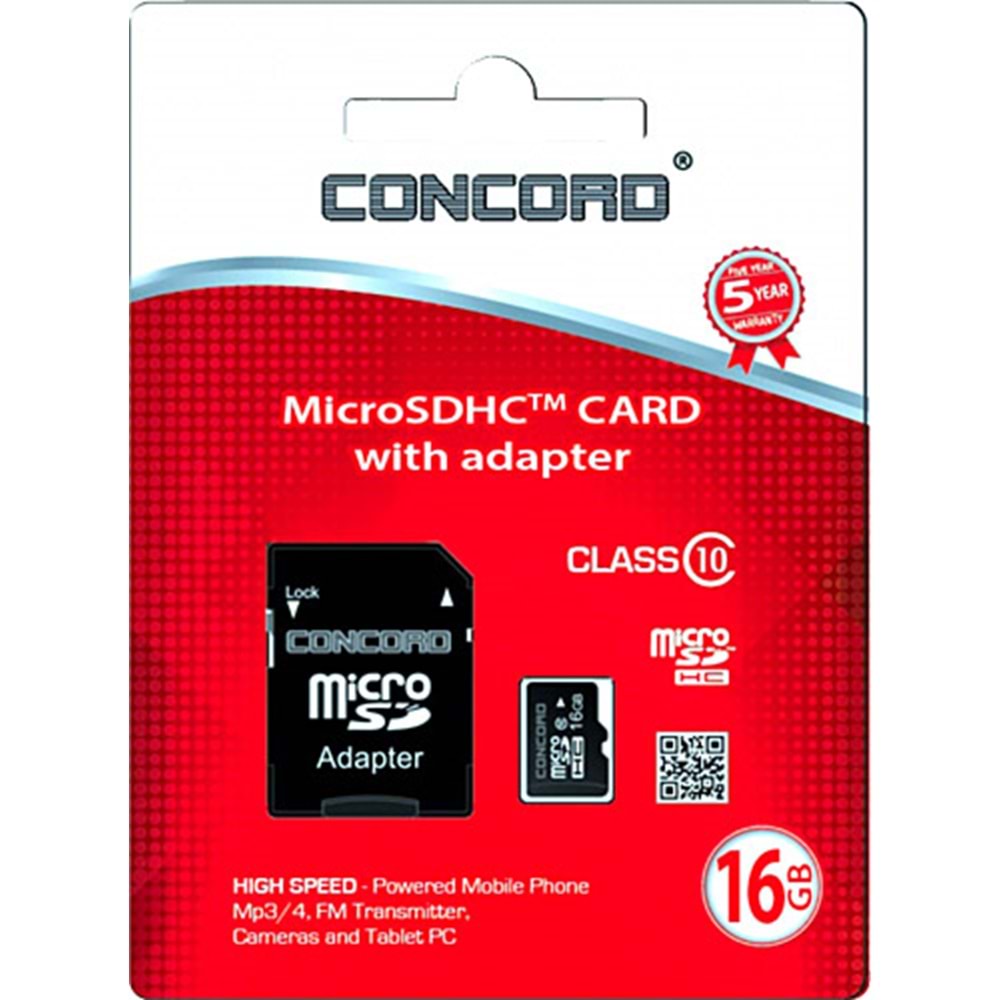 Concord 16 Gb Micro Sd Card