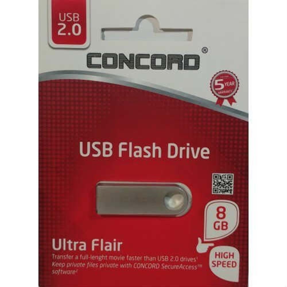 Concord 8 Gb Metal Flash Bellek