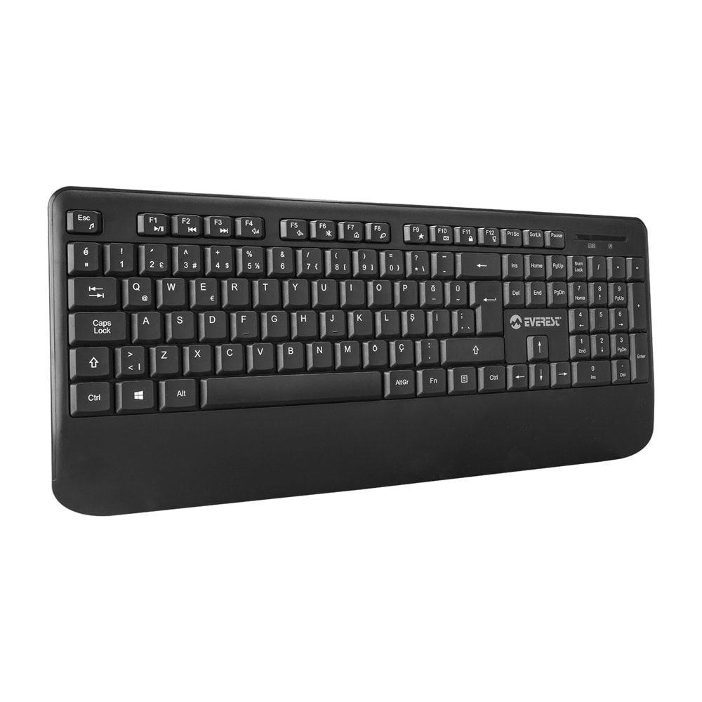Everest Km-6176 Offıcal Siyah Kablosuz Combo Q Multimedia Klavye + Mouse S