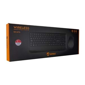 Everest Km-6176 Offıcal Siyah Kablosuz Combo Q Multimedia Klavye + Mouse S