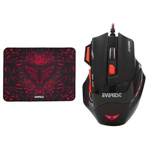 Everest Sgm-X7 Usb Siyah Gaming Mause Pad Veoyuncu Mause