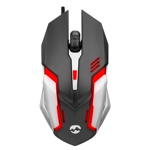 Everest Sm-G72 Usb Siyah/Gümüş Işıklandırmalı Oyuncu Mouse