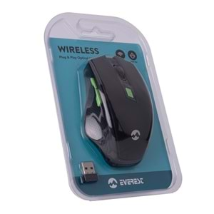 Everest Smw-777 Usb Siyah 2.4Ghz Optik Wireless Mouse