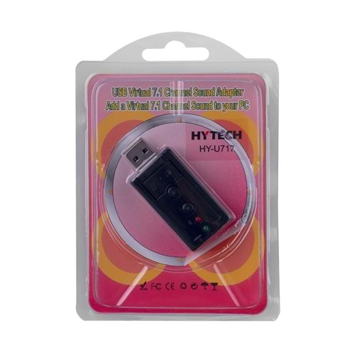 Hytech Hy-U717 Usb 2.0 Ses Kartı 7.1 Ch