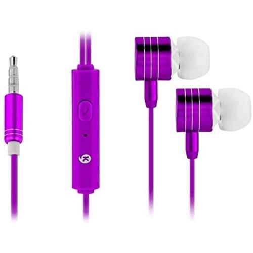 Ktools Mikrofonlu Mp3 Kulaklık Mor