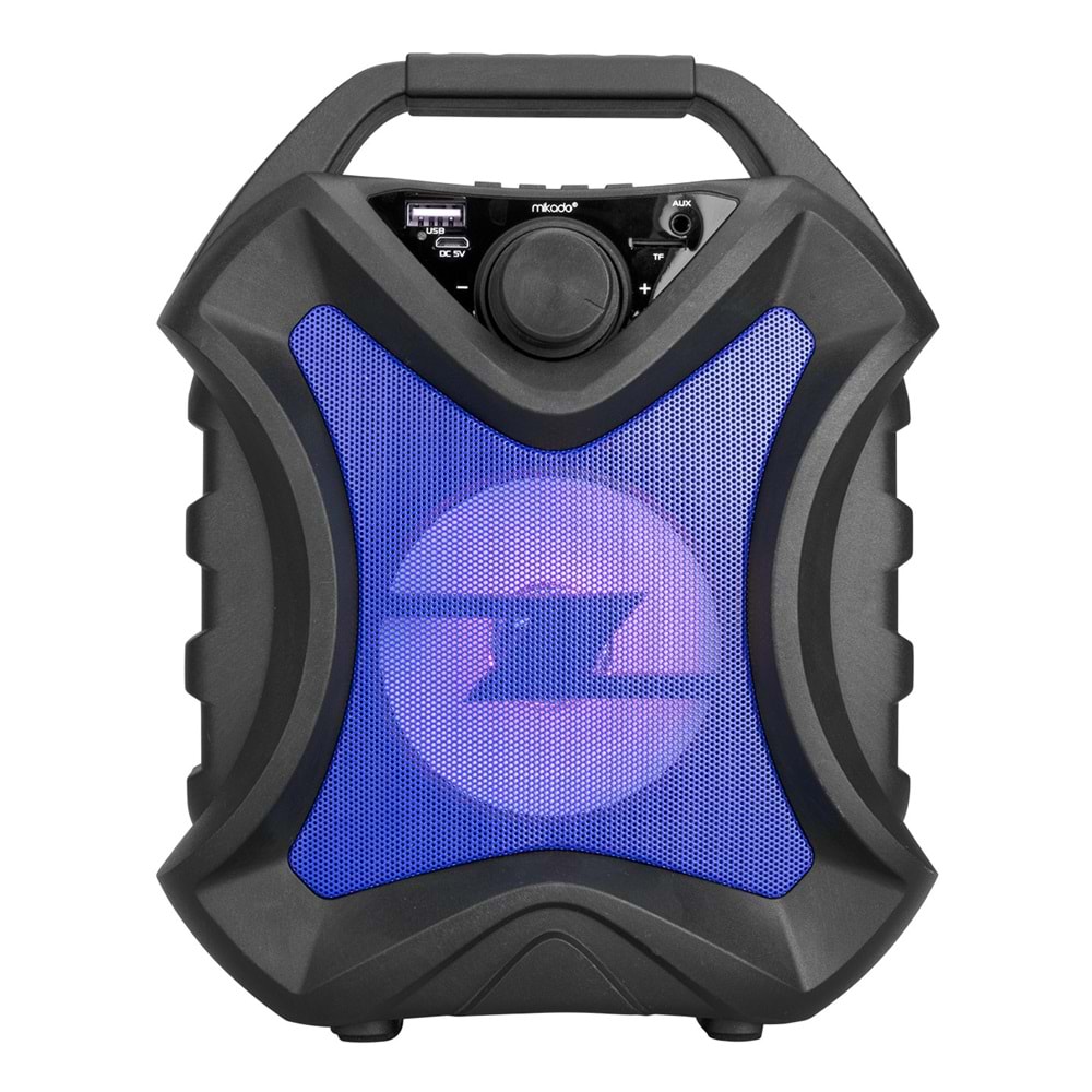 Mikado Md-5Bt X-Life 5W 1200Mah Siyah/Mavi Usb/Sd Cart/Bluetooth Kablosuz