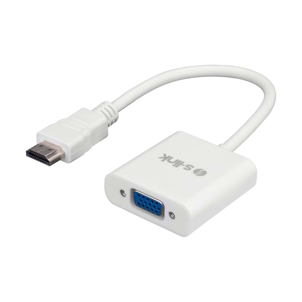 S-Link Sl-Hvs13 Hdmı To Vga + Audio Micro Usb Çevirici