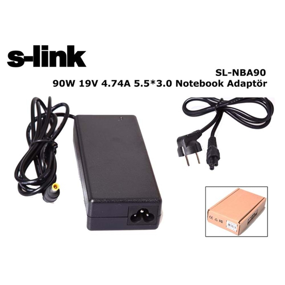 S-Link Sl-Nba90 90W 19V 4.74A 5.5*3.0 Samsung Notebook Sta