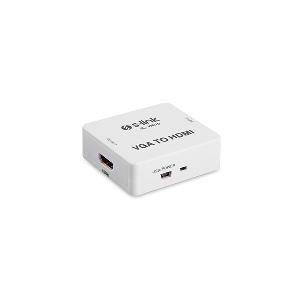 S-Link Sl-Vhc10 Vga To Hdmı Mini Model Dönüştürücü