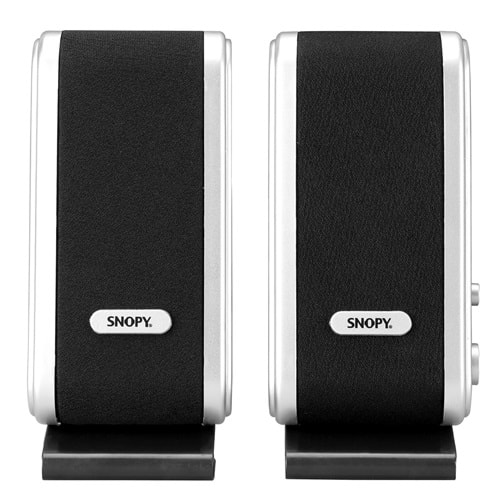 Snopy Sn-820 2.0 Siyah/Gümüş Lcd İnce Tasarım Usb Speaker