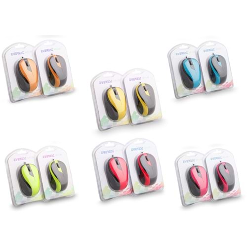 Everest Sm-136 Usb Pembe Optik Mini Mouse