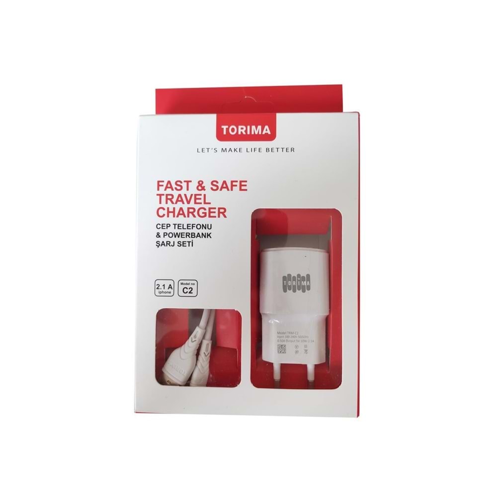 Torima C2 İphone Seyahat Şarj Aleti