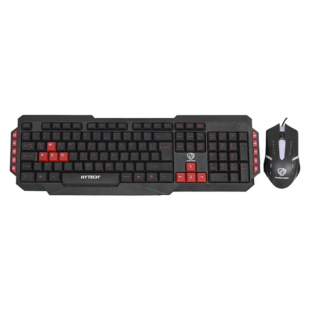 Hytech HYK-46 GAMY Siyah USB Kırmızı Tuşlu Q Gaming Oyuncu Klavyesi