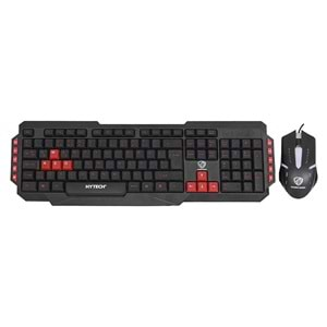 Hytech HYK-46 GAMY Siyah USB Kırmızı Tuşlu Q Gaming Oyuncu Klavyesi