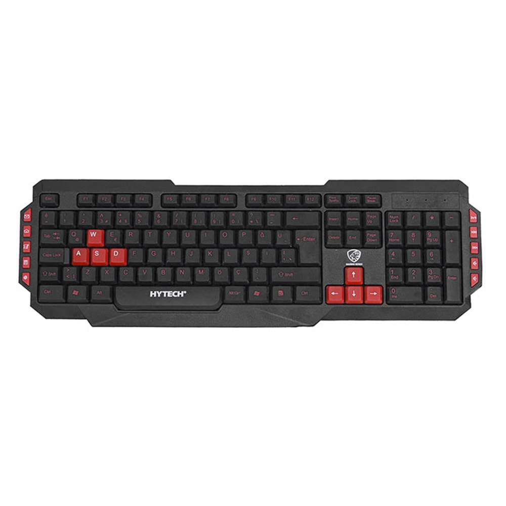 Hytech HYK-46 GAMY Siyah USB Kırmızı Tuşlu Q Gaming Oyuncu Klavyesi