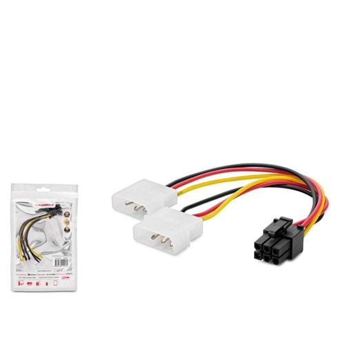 Hadron HDX5520(4536) Ekran Kartı Kablosu 2*4Pin To 6Pin 12V