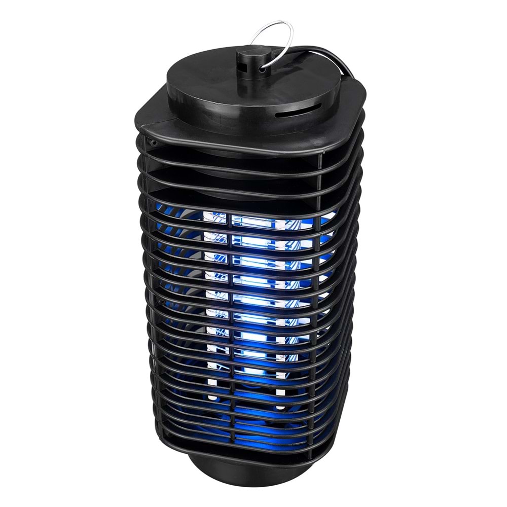 Asonic S23 PRO Siyah 3W Açılabilen Alt Kapak Kokusuz Taşınabilir LED Mavi Işıklı Sinek Öldürücü