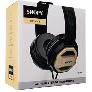 Snopy SN-101 BONNY Gold PC&Telefon Mikrofonlu Kulaklık