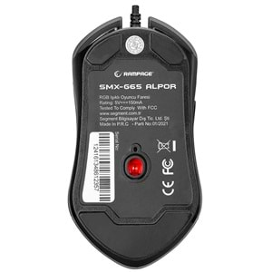 Rampage SMX-G65 ALPOR Usb 7 Tuşlu 7200dpi RGB Ledli Gaming Oyuncu Mouse