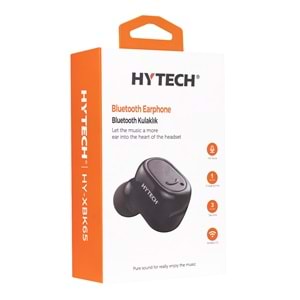 Hytech HY-XBK65 Tek Kulaklıklı Siyah Bluetooth Kulaklık