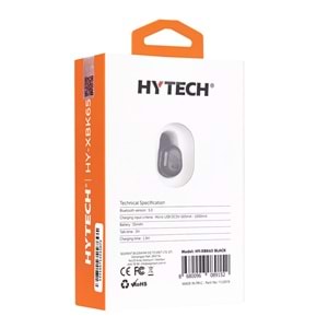 Hytech HY-XBK65 Tek Kulaklıklı Siyah Bluetooth Kulaklık