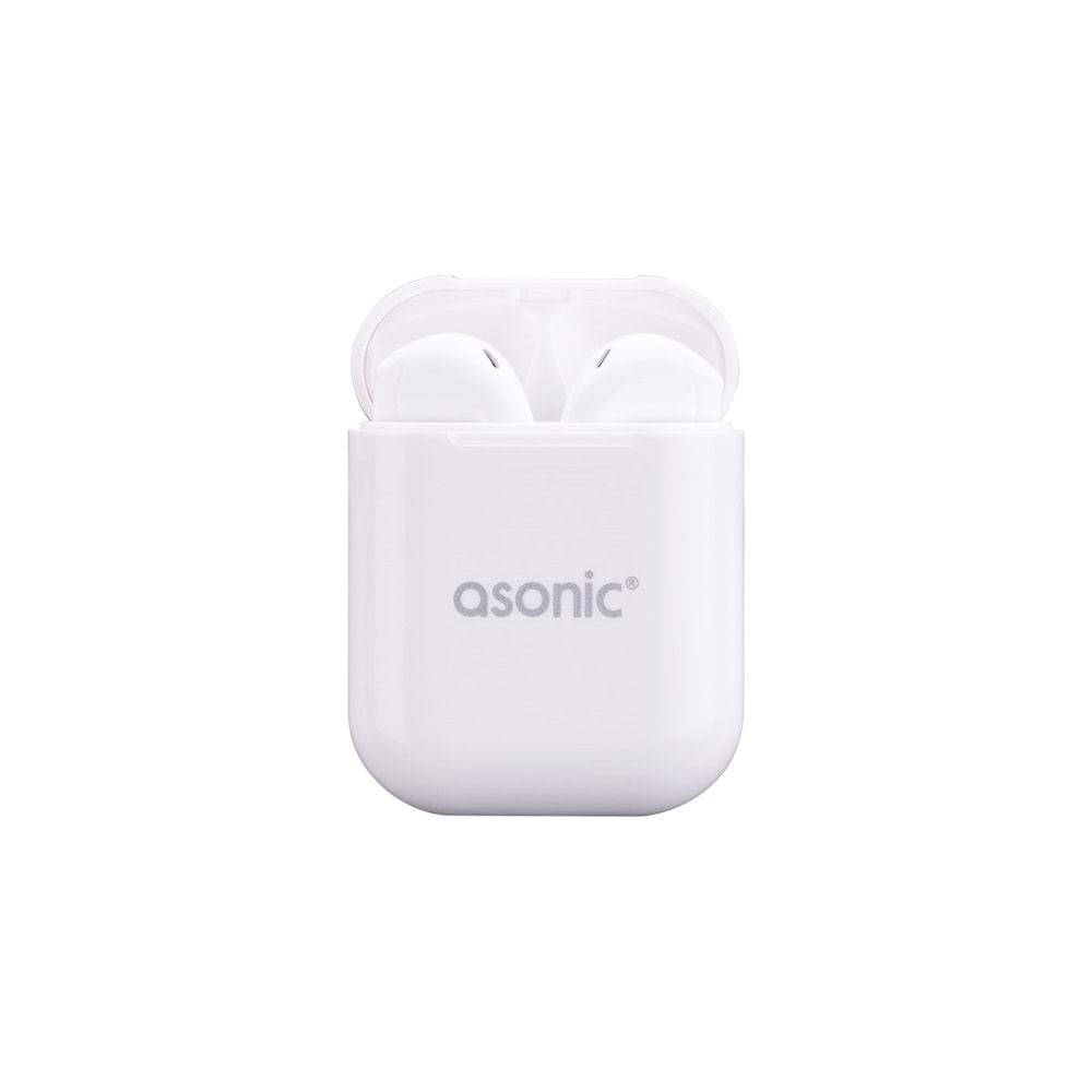 Asonic As-TWS130 Beyaz Mobil Telefon Uyumlu Bluetooth