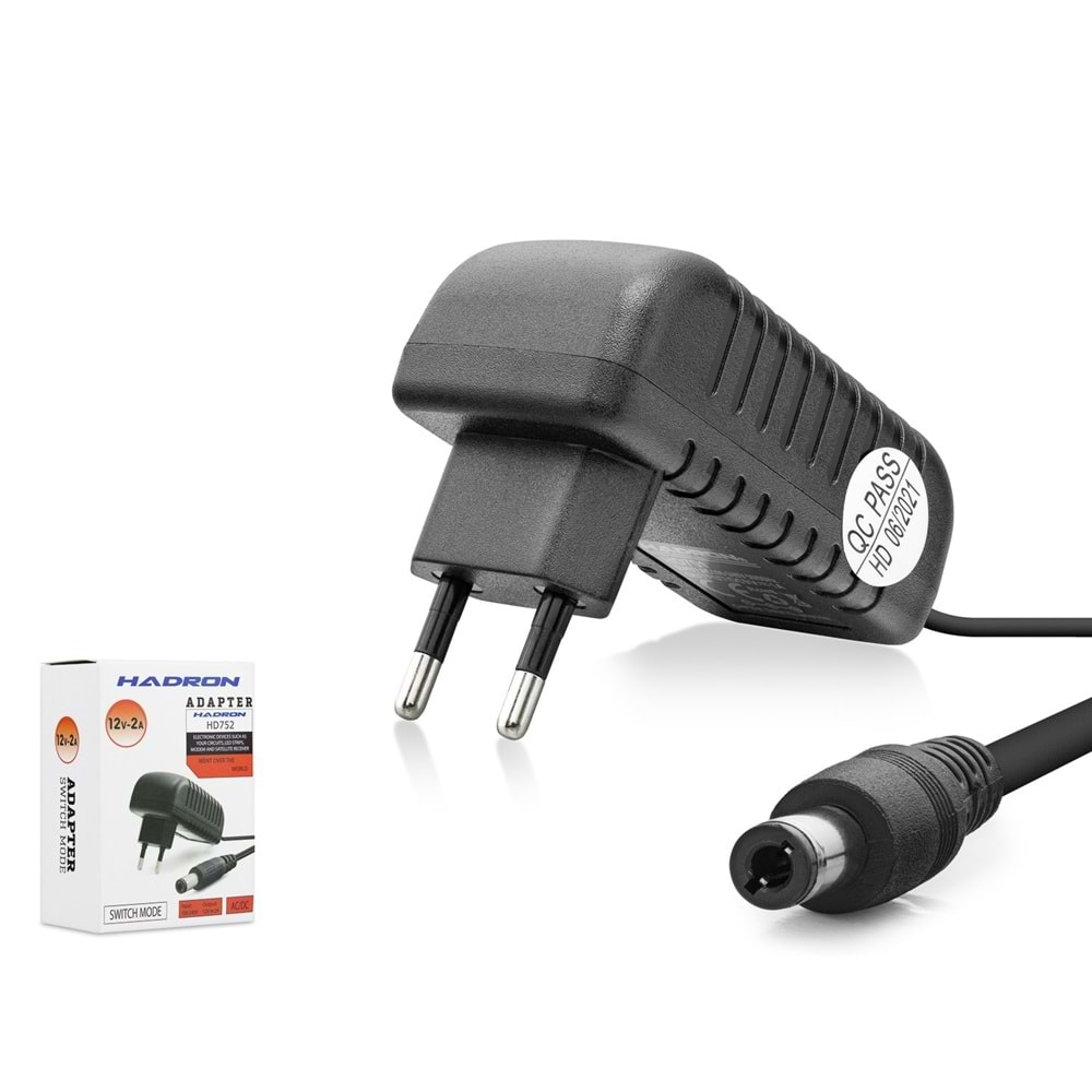 Hadron HD752 ADAPTÖR LED MODEM TFT 12V 2A 5.5*2.5