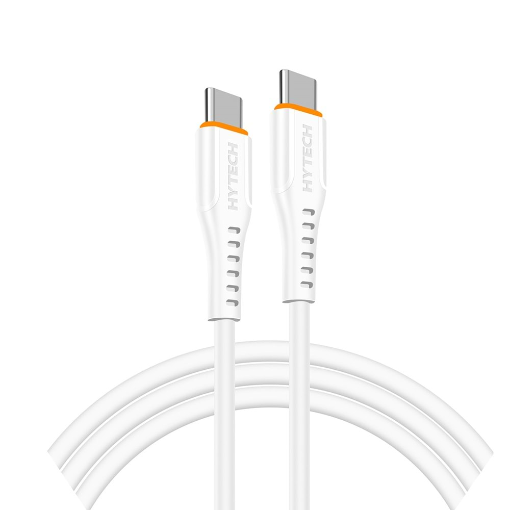 Hytech Hy-XTP20 1M 3A Type-C to Type-C Hızlı Data Kablo