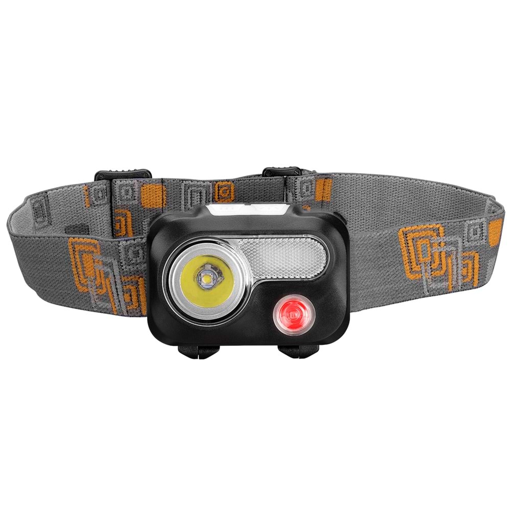 S-link SL-F354 3W Led+ 2 SMD+1 Kırmızı Led Pilli Işık Ayarlı ve Modlu Kafa Lambası