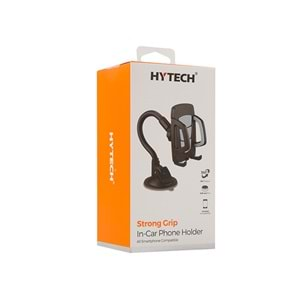 HYTECH HY-XH20 Vantuz + Braketi 360 Derece Siyah-Mavi Telefon Tutucu