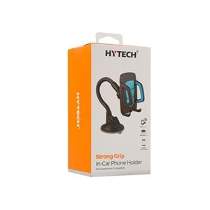 HYTECH HY-XH20 Vantuz + Braketi 360 Derece Siyah-Gri Telefon Tutucu