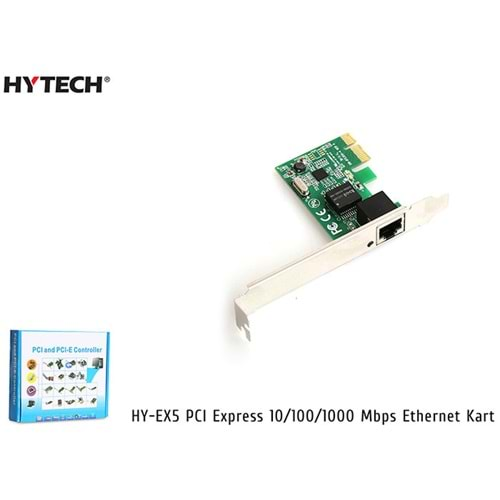 Hytech HY-EX5 PCI Express 10/100/1000 Mbps Ethernet Kart