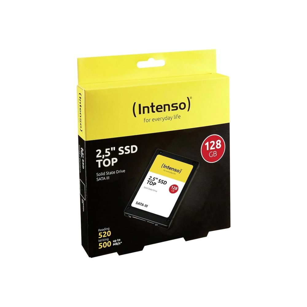 INTENSO Top 128GB 520MB-500MB/s Sata3 2.5 SSD