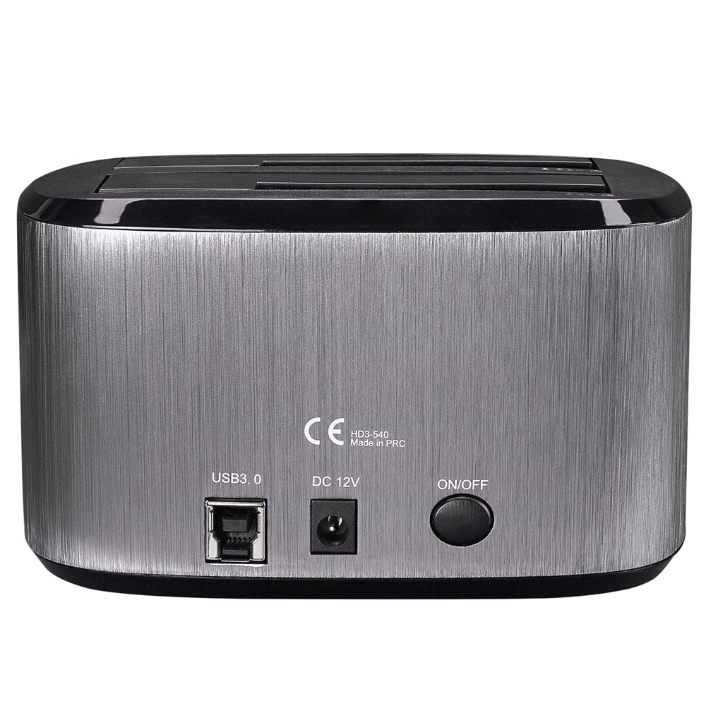 Everest HD3-540 2.5''/3.5'' İkili USB3.0 SATA III 6Gbps 4TB/6TB/8TB Docking Harddisk Kutusu