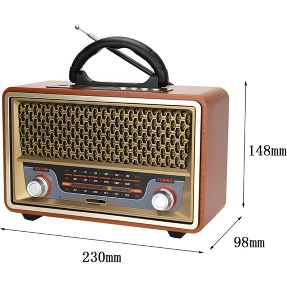 Tastech Carbon Meier M157 Bt Radyo