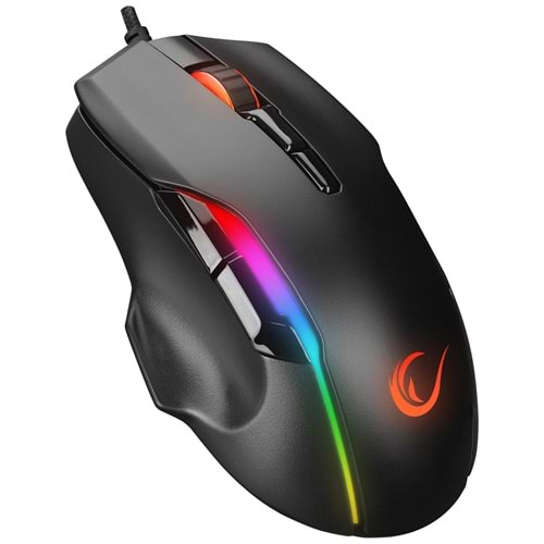 Rampage SMX-R45 ORBIT Usb Siyah 6400dpi RGB Ledli USB Oyuncu Mouse