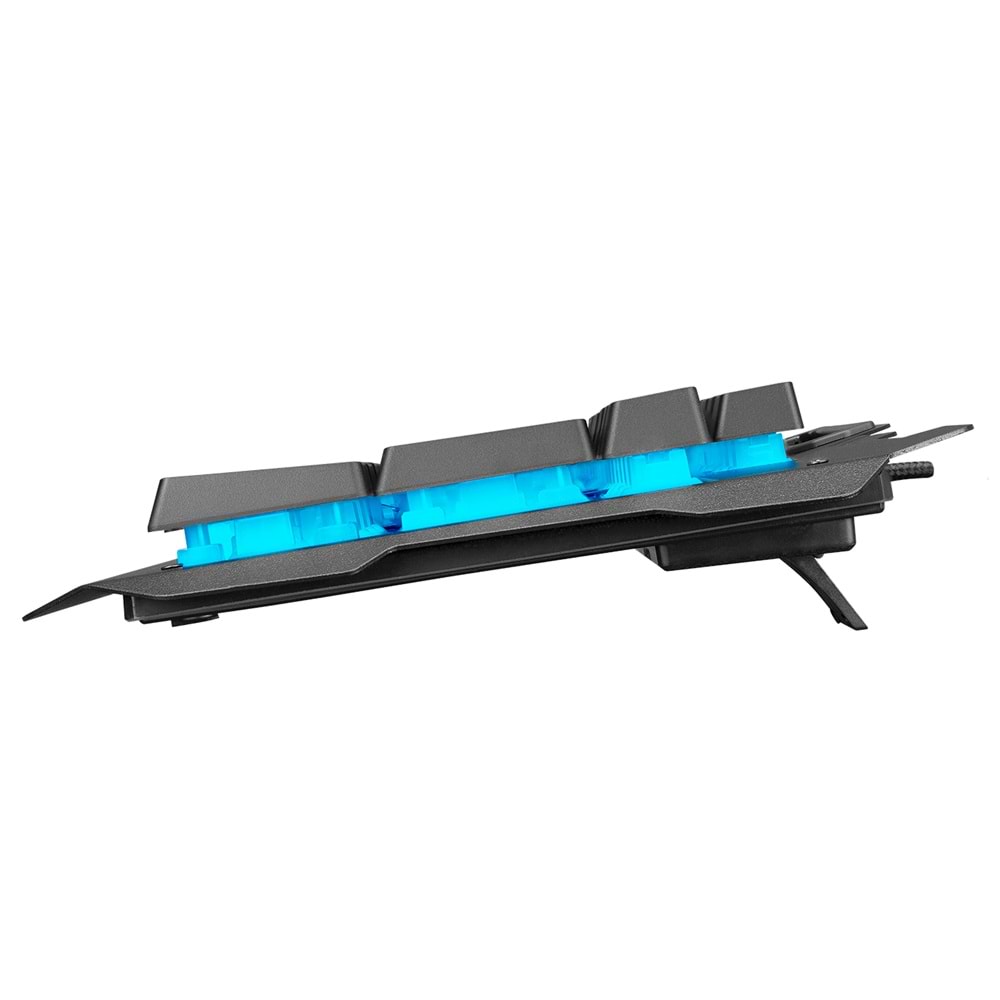 Rampage KB-R57 X-JAMMER Gökkuşağı Aydınlatmalı USB Tam Türkçe Gaming Oyuncu Klavyesi