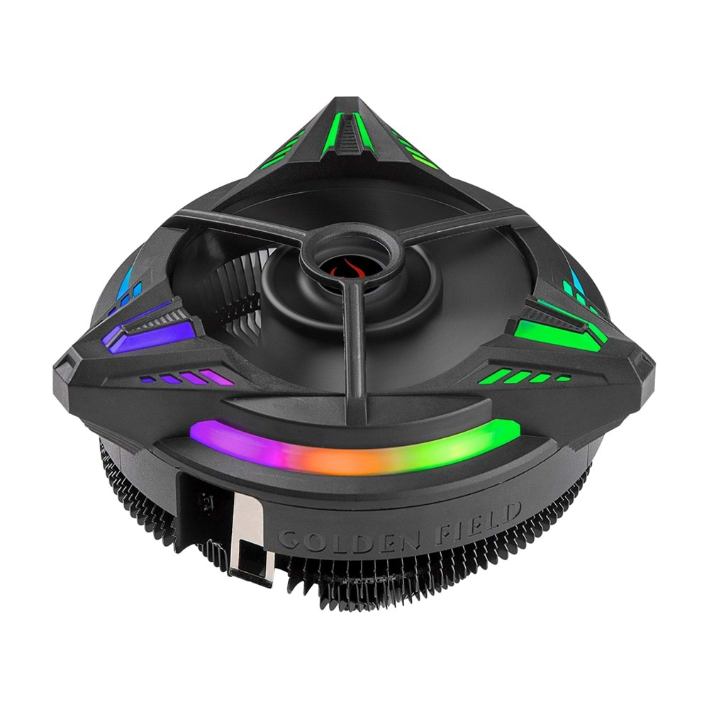 Rampage RM-C03 COOLBLADE Rainbow 43CFM 12cm Fan Intel LGA1700/AMD AM5 Uyumlu Hava Soğutmalı CPU Fan