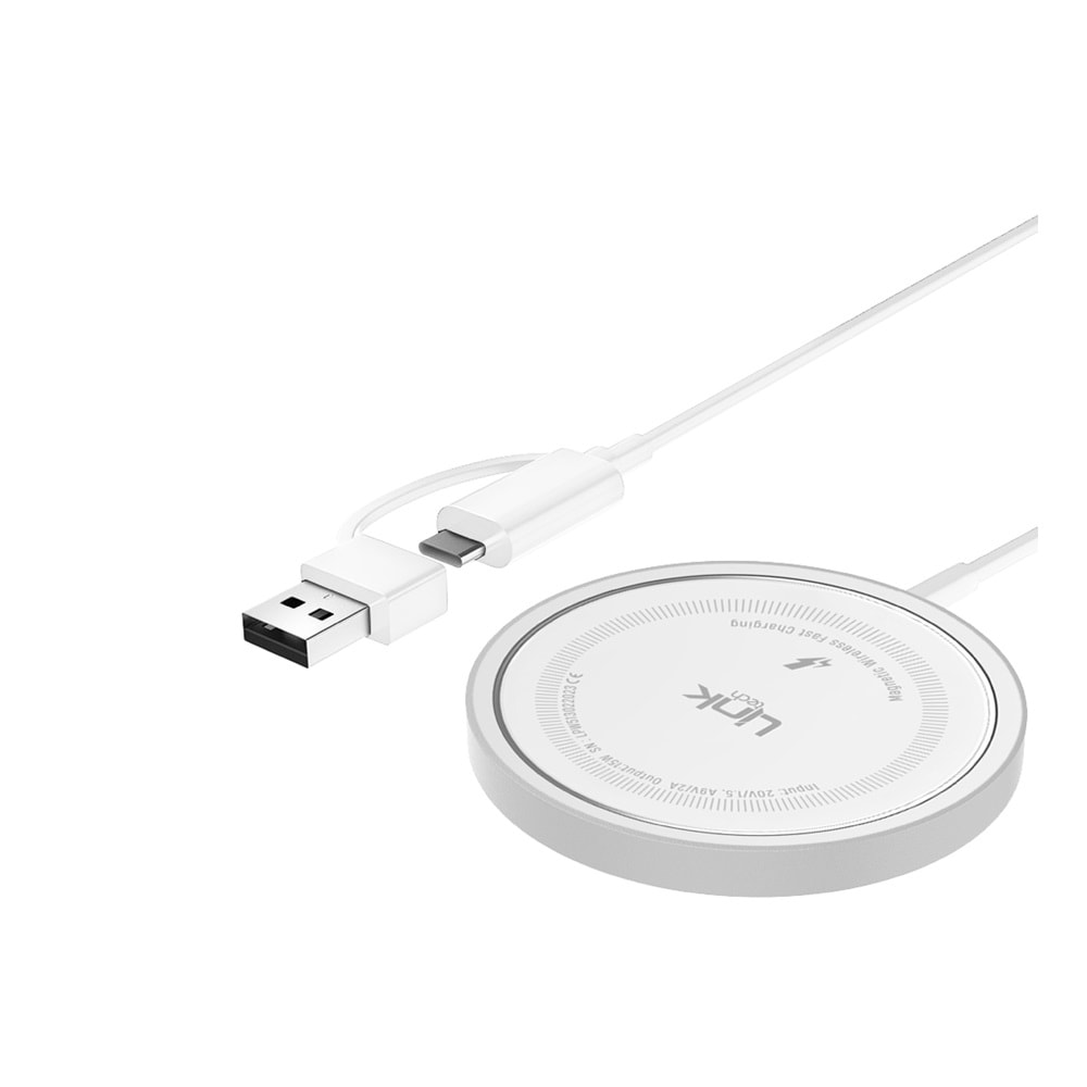 Link Tech W513 Premium PD 15W Wireless Şarj Aleti