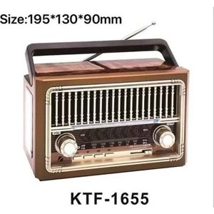 Tastech Carbon KTF-1655 Blootood Radyo