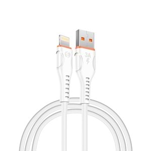 S-link SL-X242 1M 15W 3A Lightning Güvenli Hızlı Data + Sarj Kablosu