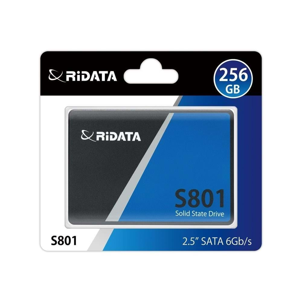 Ridata 256Gb Sata III (6Gb/s) S801 Read Up 520MB/s SSD Harddisk