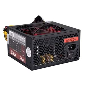 Everest EPS-600A PEAK 600W 12cm Fan 4*SATA Aktif PFC Oyuncu PC Destekli Power Supply