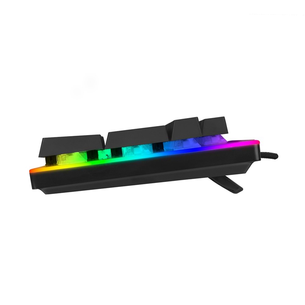 Rampage BYGAME-K1 RGB Led Frame Rainbow Mekanik Red Switch Gaming Oyuncu Klavyes