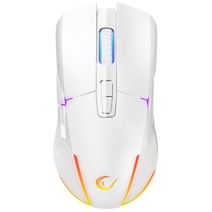 Rampage NOVA M4 Kablosuz Beyaz RGB Ledli Şarjlı Gaming Oyuncu Mouse