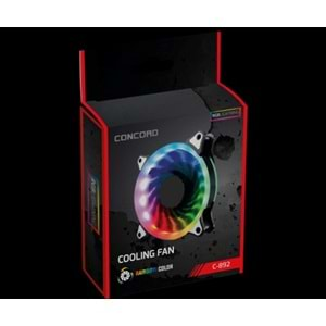 Concord C-892 12cm RGB Hydraulic Kasa Fanı