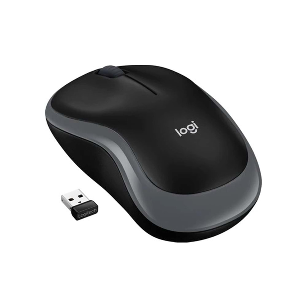 Logitech 910-002235 M185 Gri Kablosuz Mouse Optik 1000 Dpı Buton